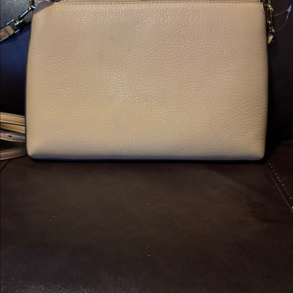 Tory Burch Beige Crossbody Bag Tory Burch Kira pebbled leather - Picture 5 of 7
